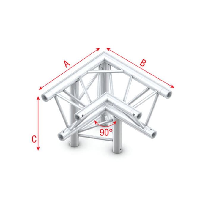 Triangle G Truss - Corner down left - apex down G - Milos GT30013