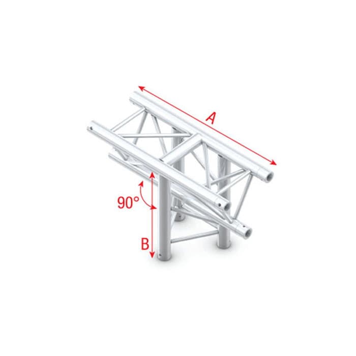 Triangle G Truss - T-Cross vertical - 3-way - 71 cm G - Milos GT30018