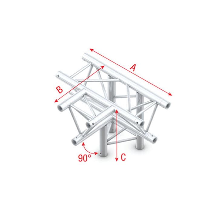 Triangle G Truss - 4-way - 71 cm - Milos GT30020
