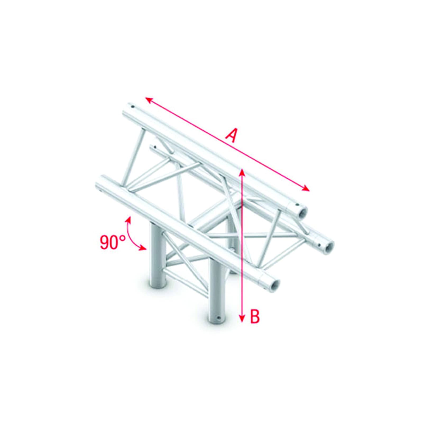 Triangle G Truss - 3-way vertical - 50 cm - Milos GT30037