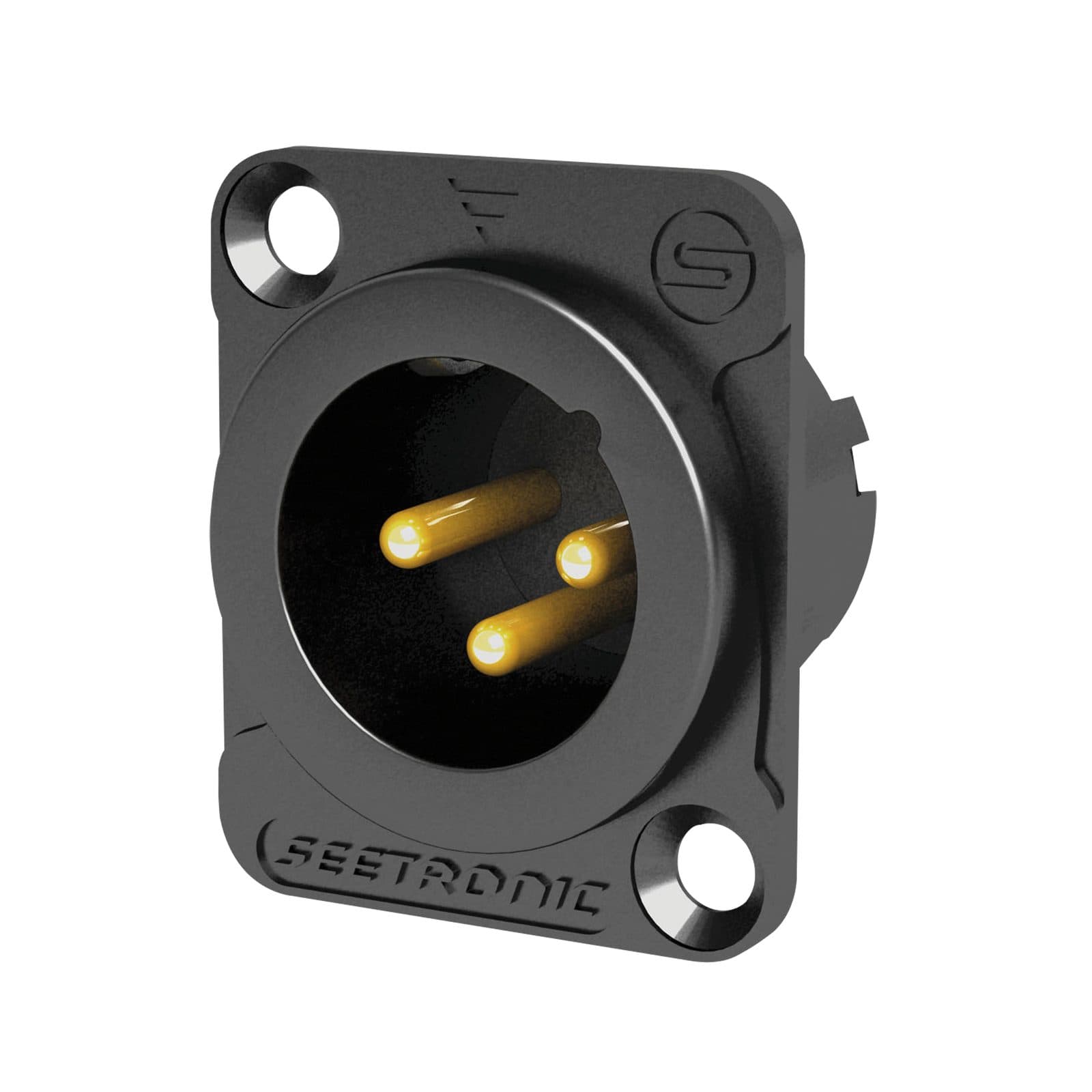 XLR 3P Chassis - Seetronic MJ3F2CBG