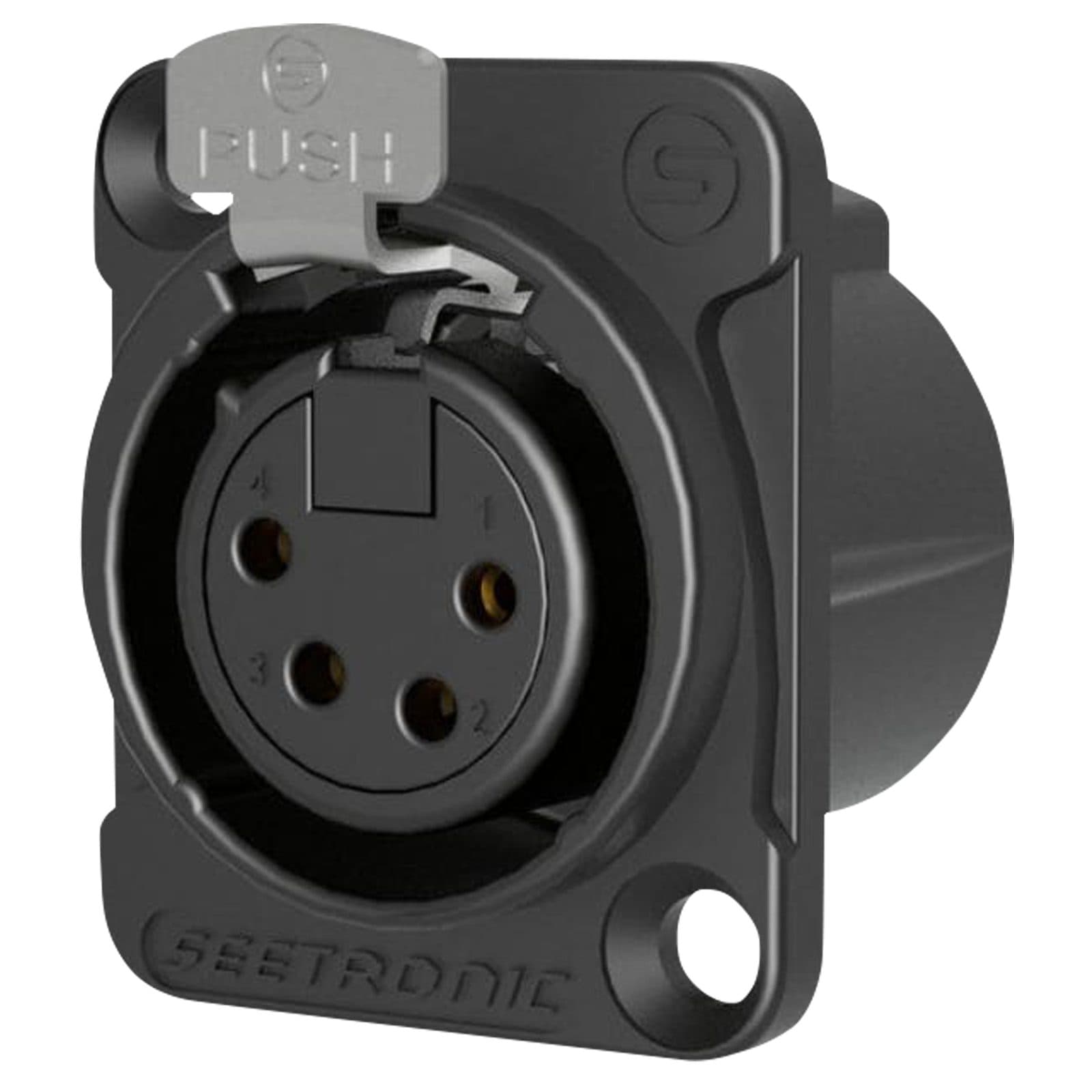 XLR 4P Chassis - Seetronic MK4F2CBG