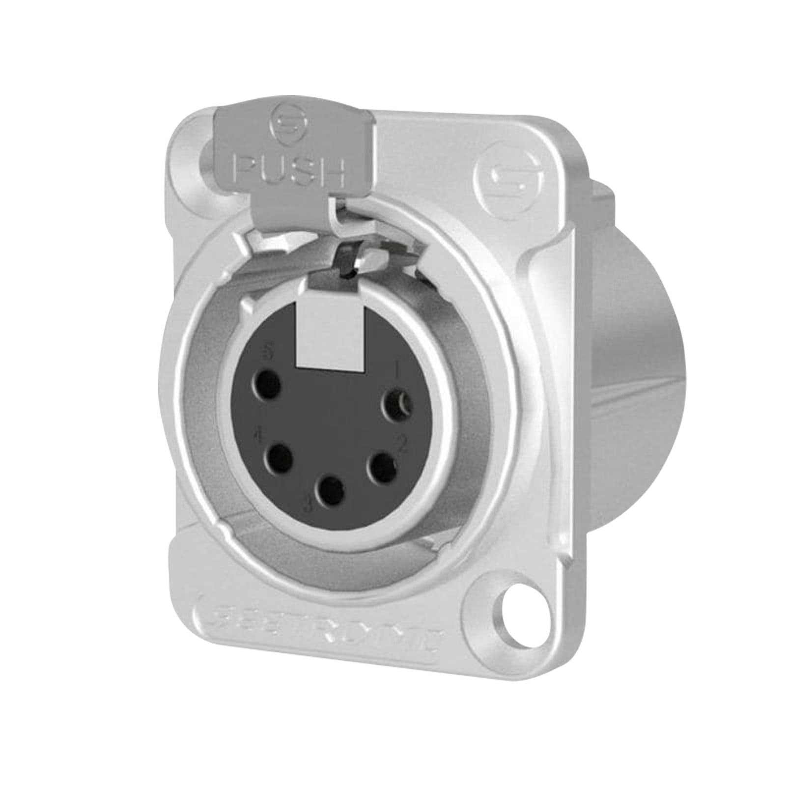 XLR 5P Chassis - female - Seetronic MK5F2C