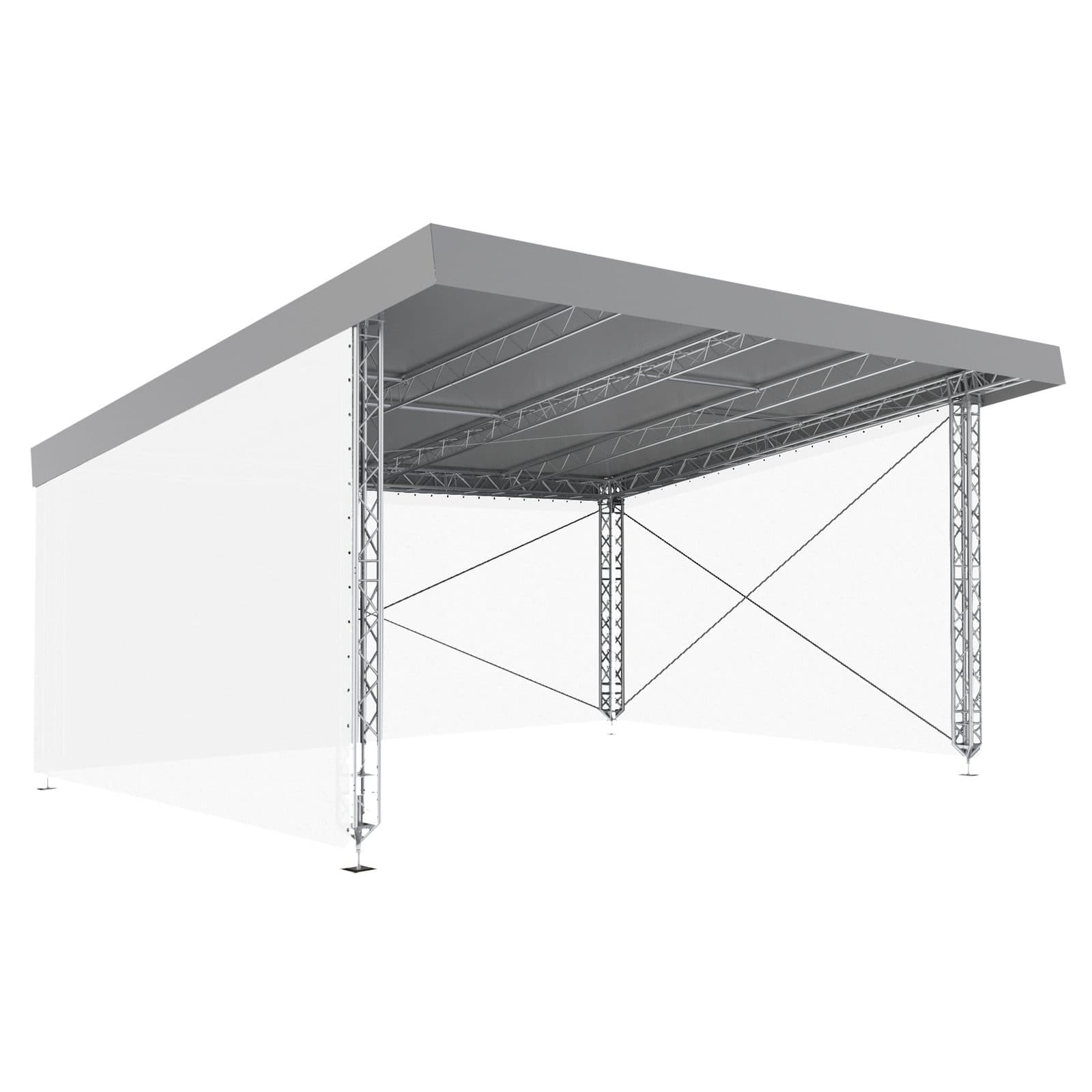 MR0 Sloping Roof System with Canopy - Milos MR086SLP