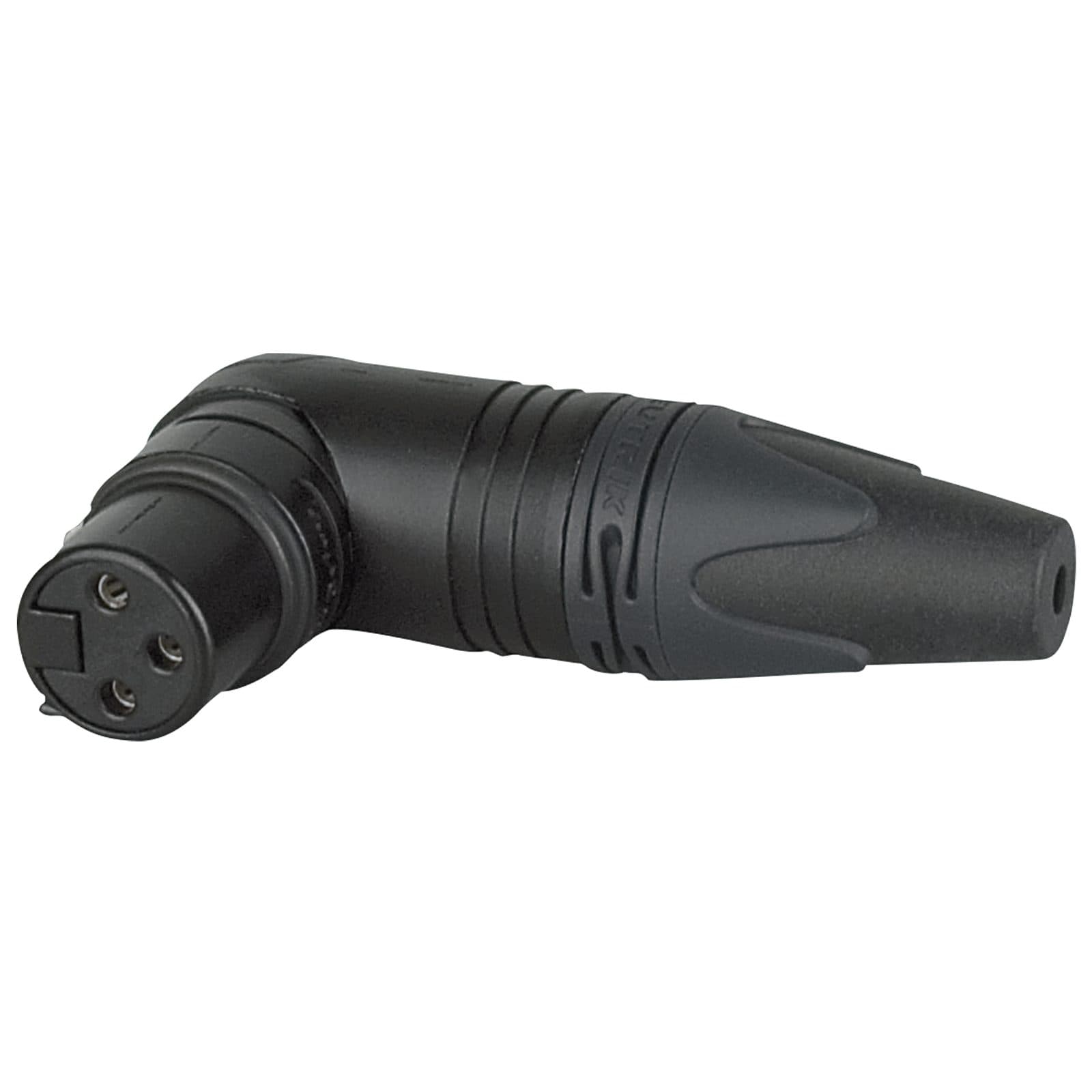 XLR 3P 90° Connector - Neutrik NC3FRXBAG