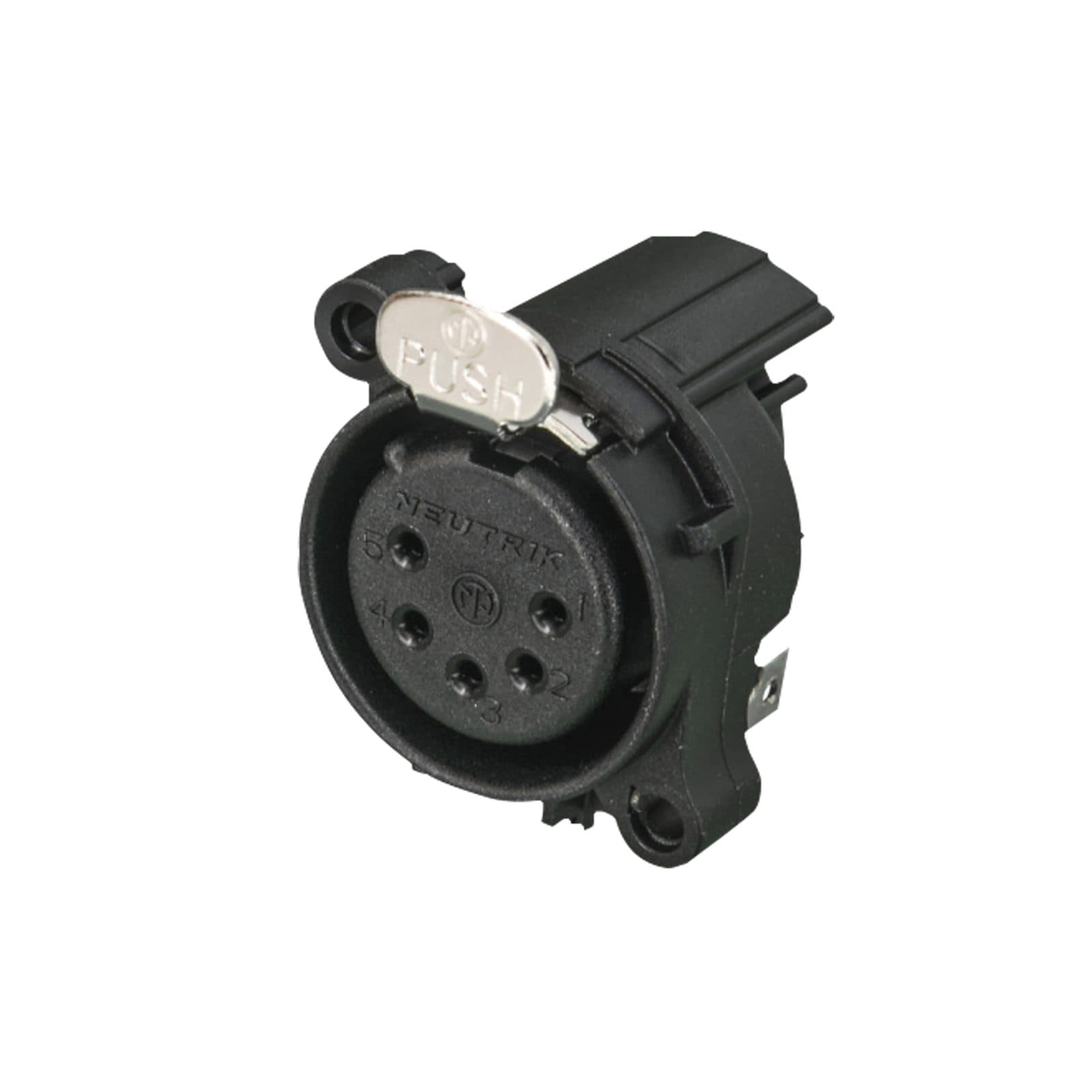 XLR 5P Chassis - female - Neutrik NC5FAH