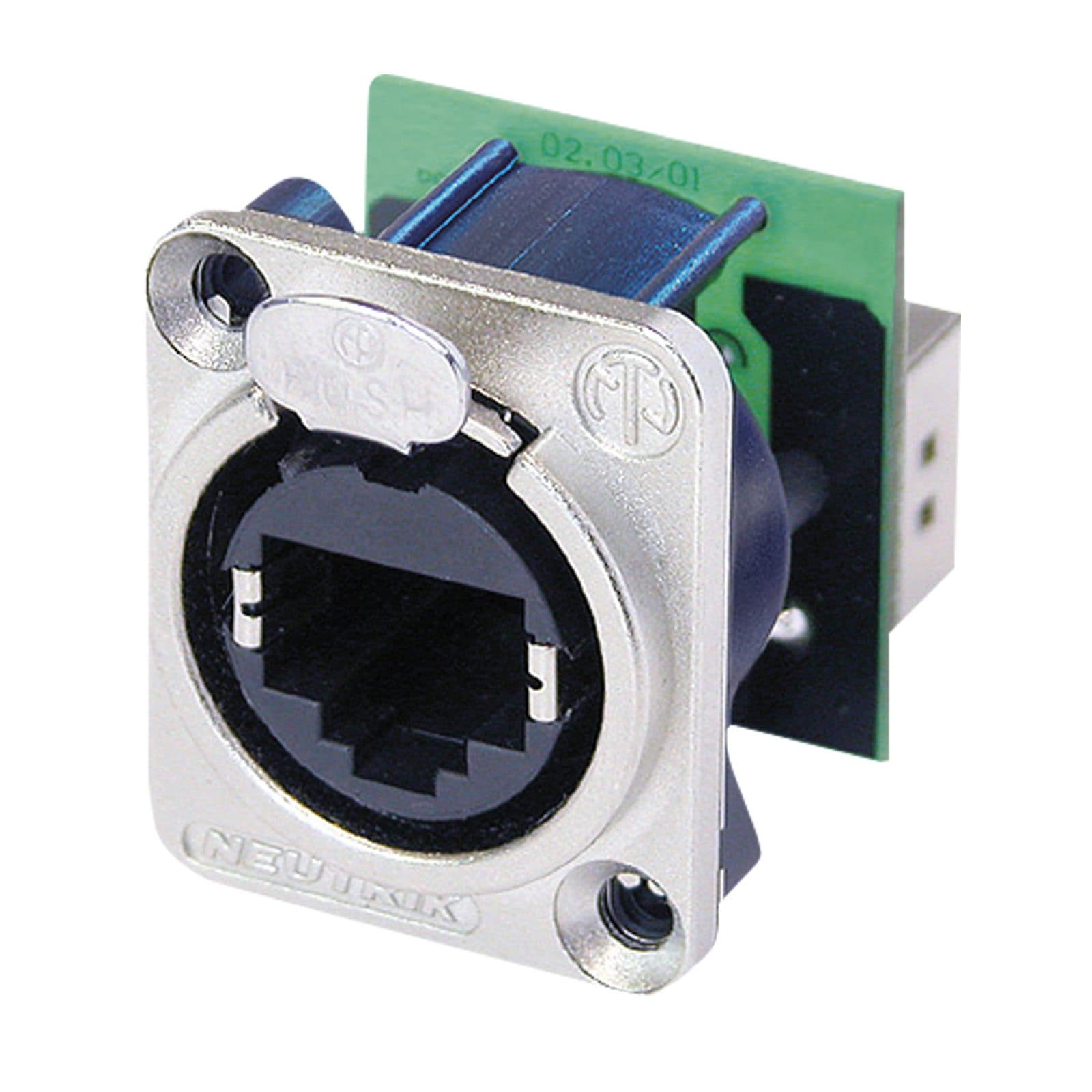 etherCON D-size Silver - Neutrik NE8FDP