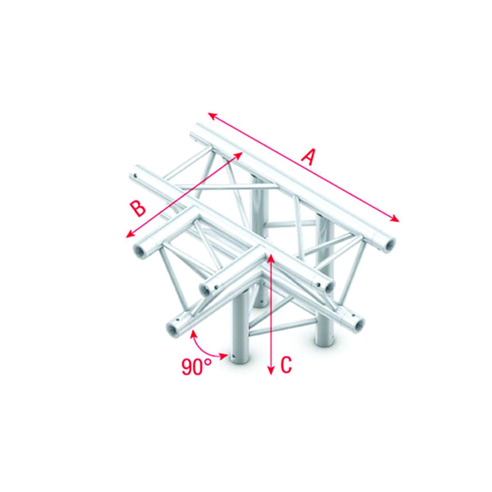 Triangle P Truss - 4-way - 50 cm P - Milos PT30042