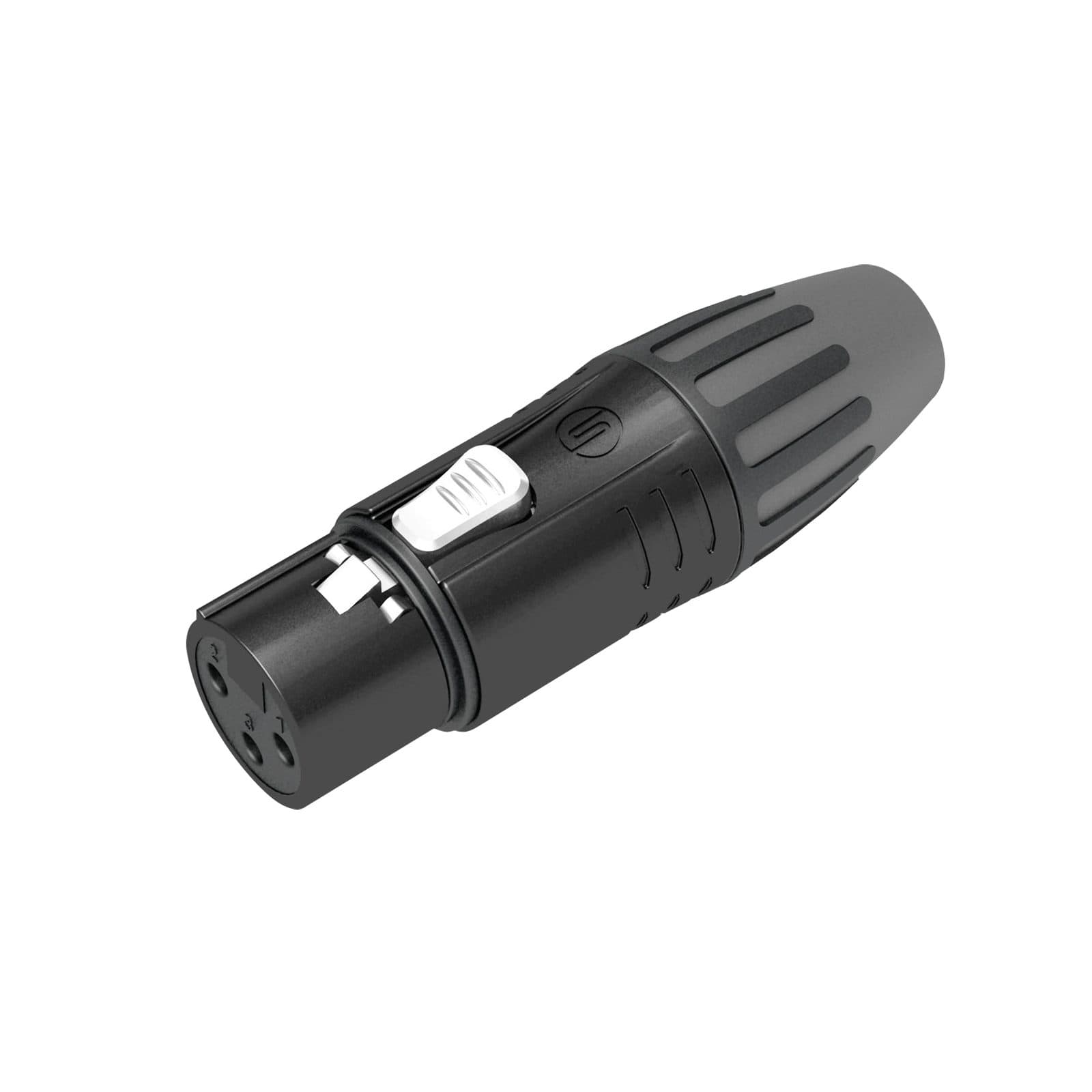XLR 3P Connector - Gold contacts - Seetronic SCMF3BG