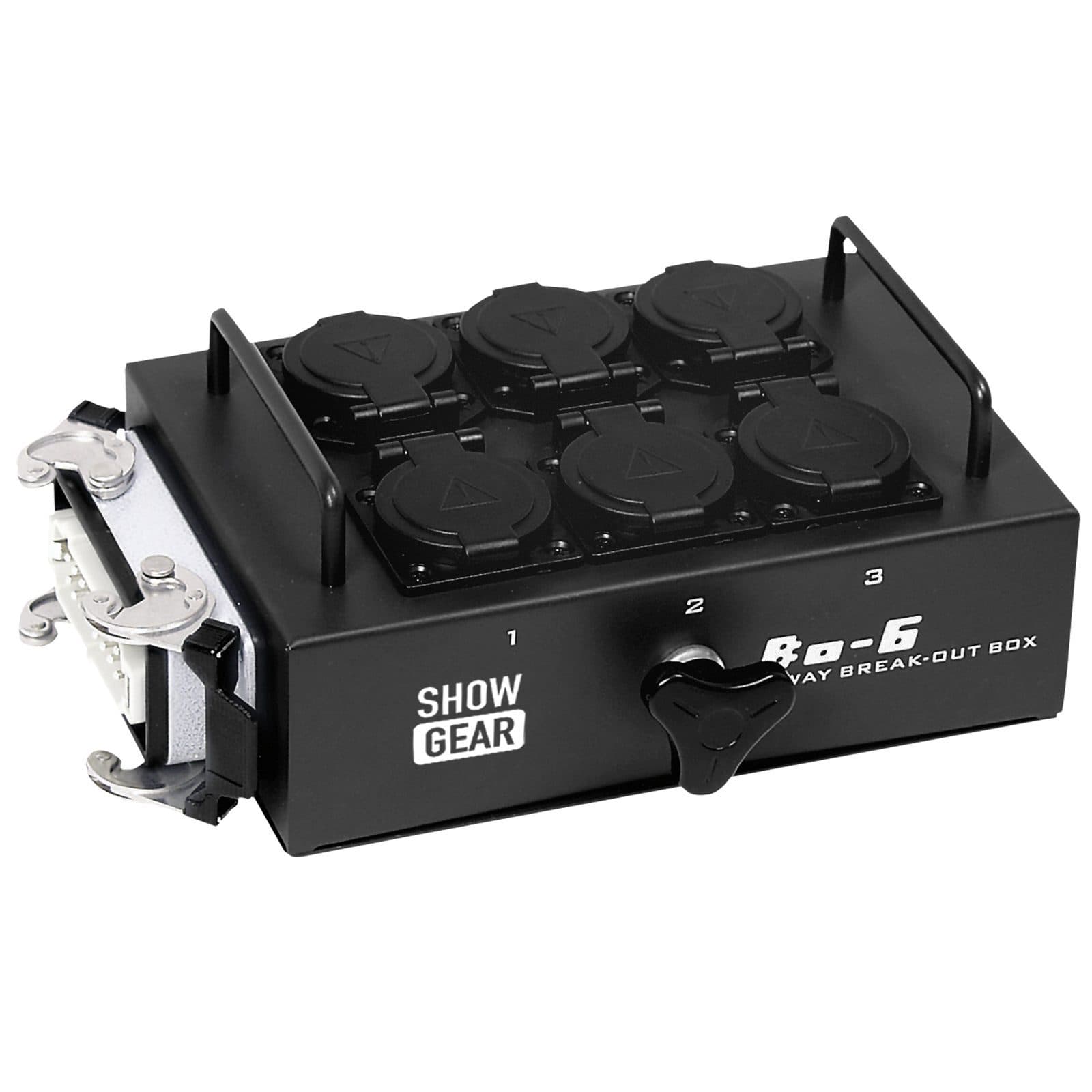 6 Schuko's + 1x 16-pin - Showgear 50287