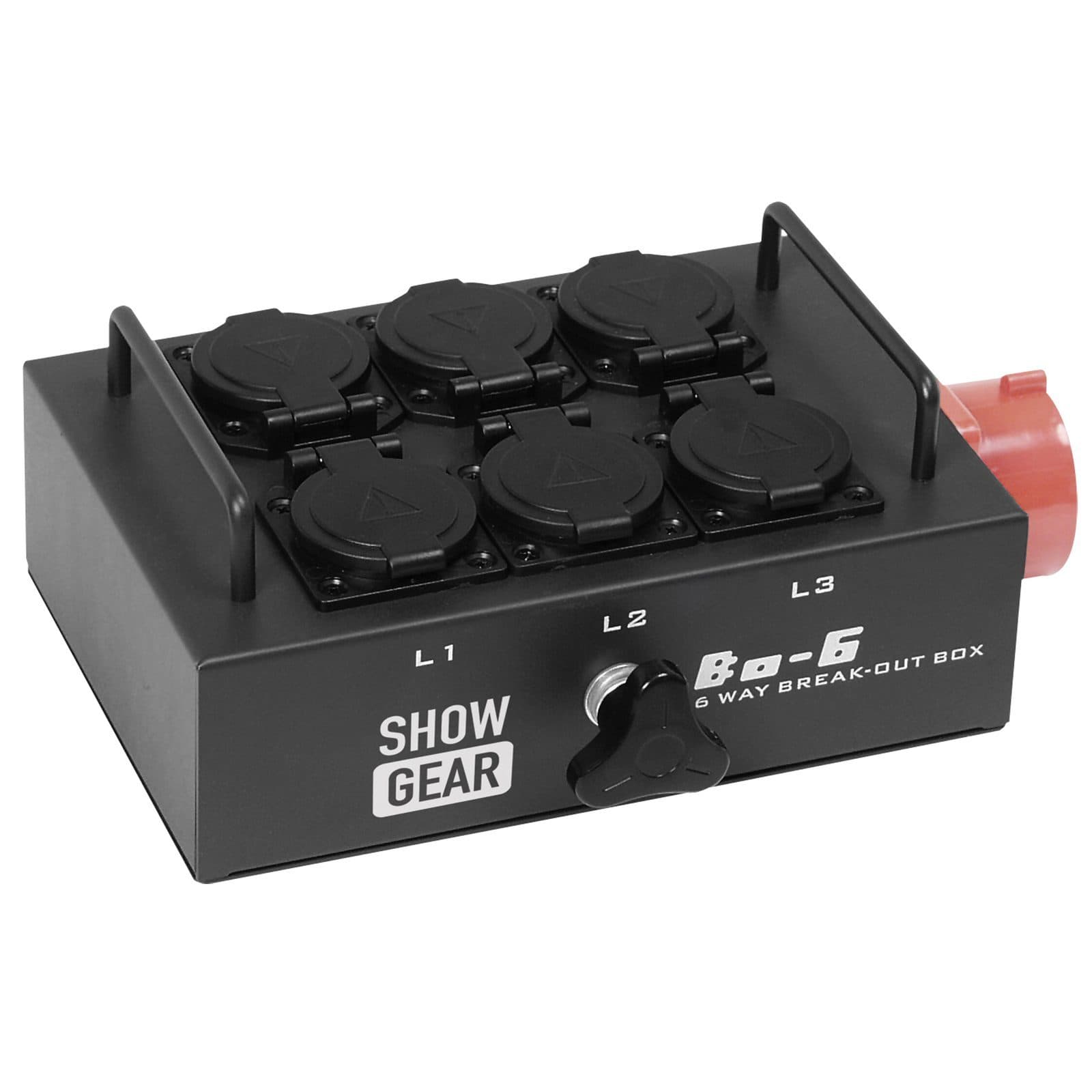 CEE 16 A a 6 Schuko's - Showgear 50290