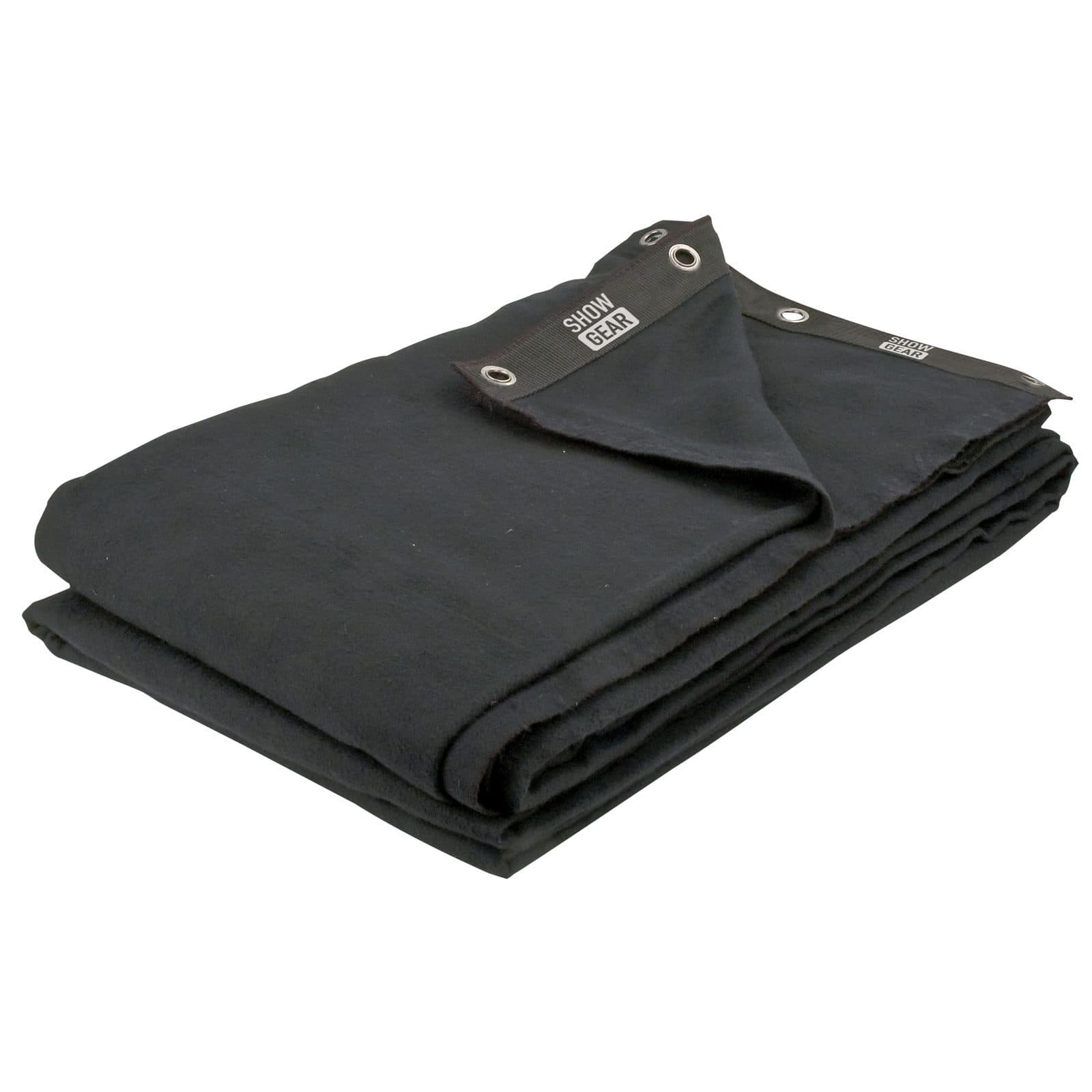 Backdrop Molton Black - 6x6 m - Showgear 890261