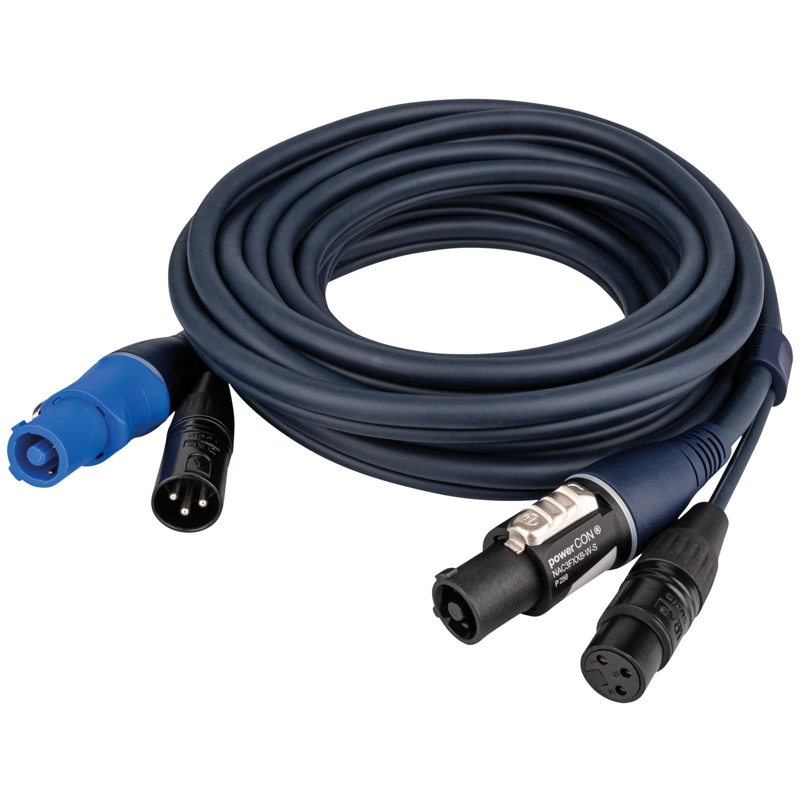 Cavo ibrido powerCON & XLR - Audio / Power 6m - DAP 90903