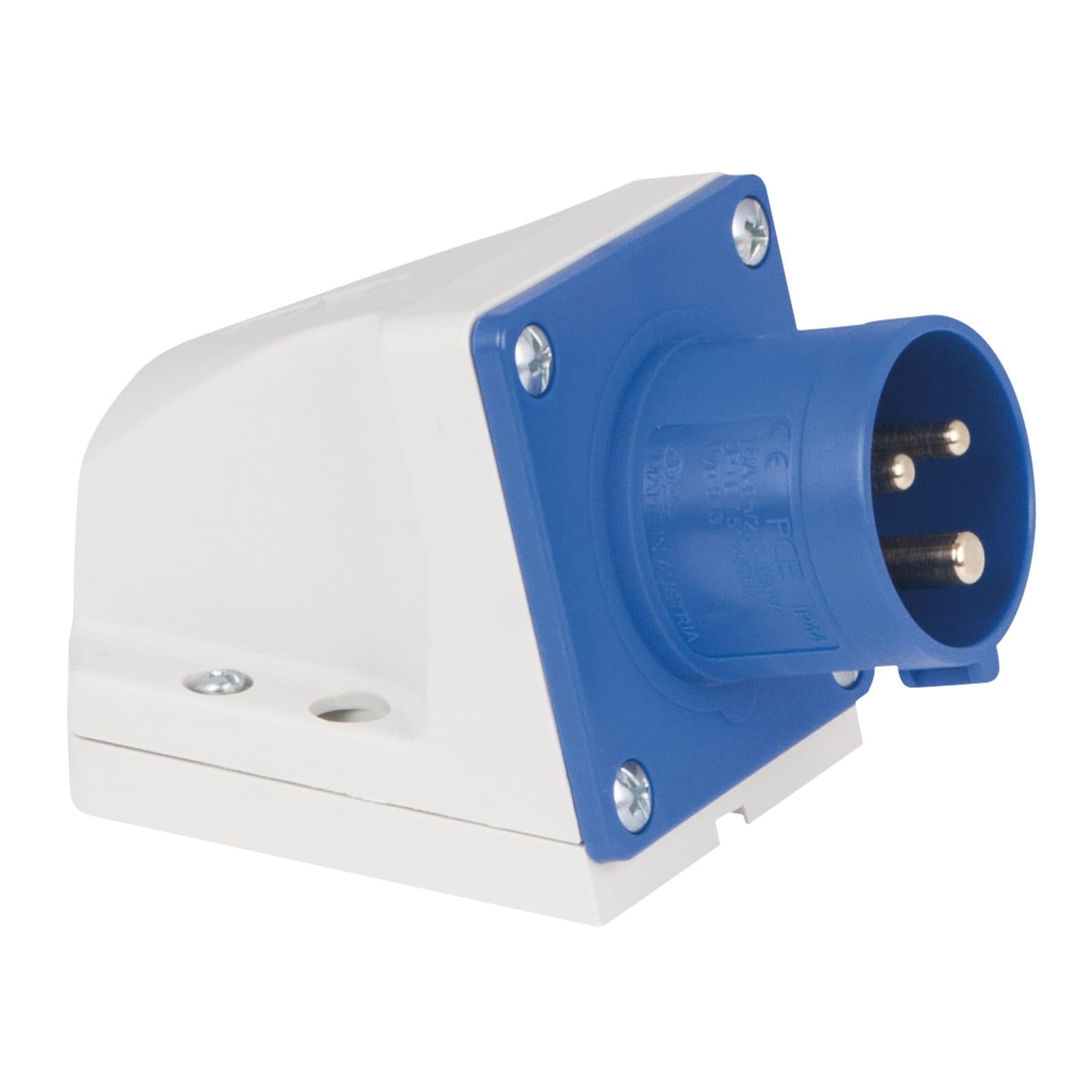 CEE 16A/240V 3P Wallmount - Male - PCE 91360