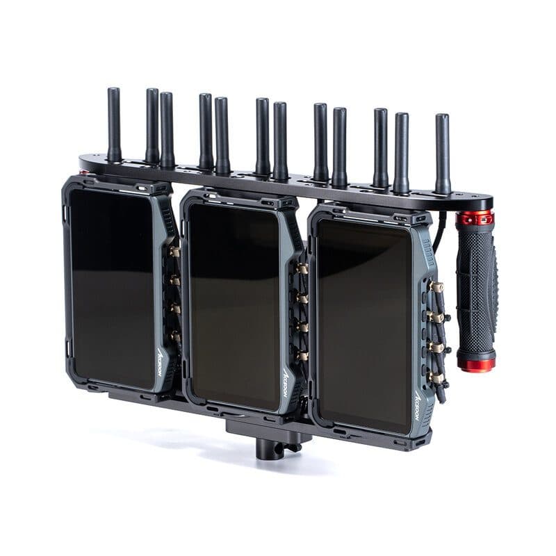 Kit triple monitor CineView M7 Pro con rig e valigia ABS - ACCSOON ACS-ACC40