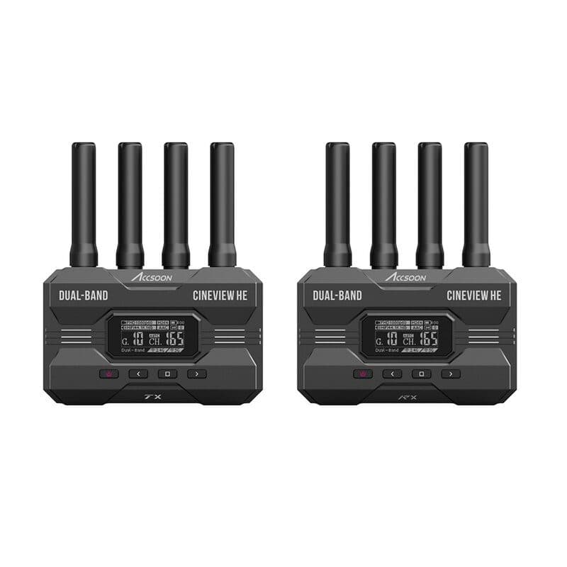 Sistema wireless video CineView HE 1 trasmettitore + 1 ricevitore - Accsoon ACS-WIT04-HE