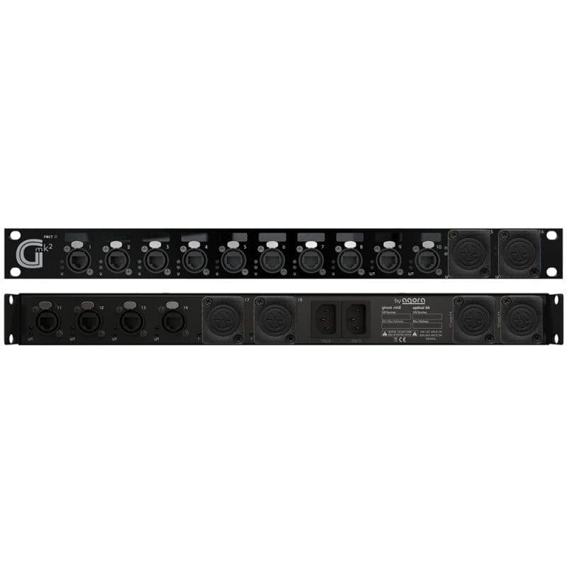 Piattaforma rete Gigabit AV GHOST MK2 rack 1U 19" - AGORA AGO-GMK2