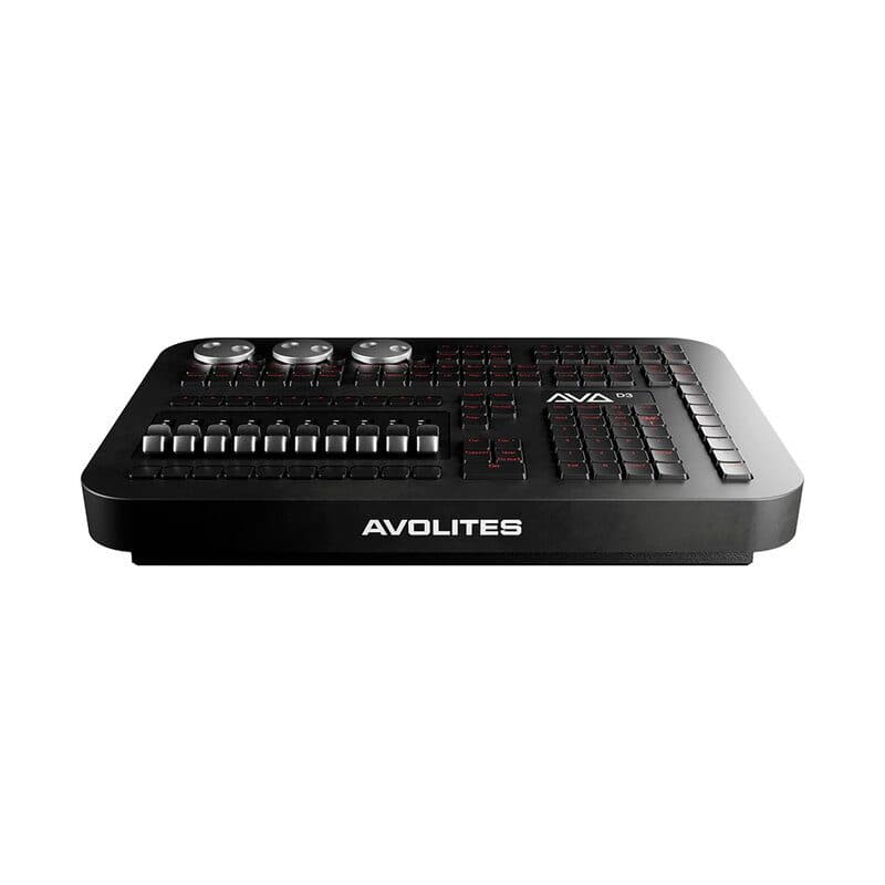 Console luci D3-010 stand-alone - 8 universi 10 fader - AVOLITES AVO-30-02-3010