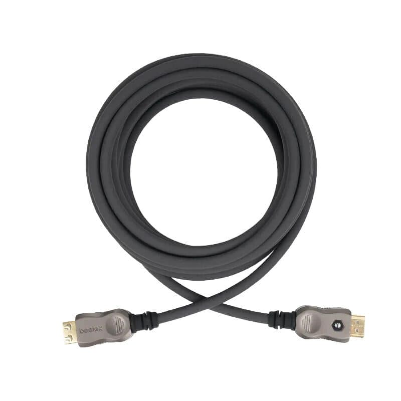Cavo HDMI Executive 3m silicone plug-sure - BEETEK BEE-H20-FLEX-EXEC-3MB