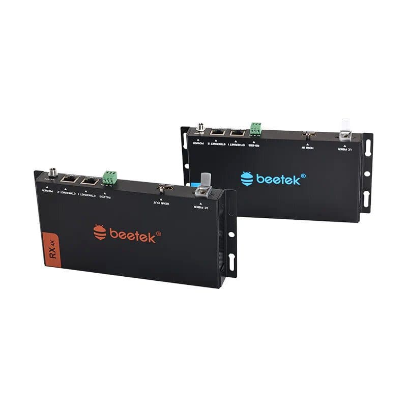 Kit extender HDMI 2.0 fibra 4K@60 RS232 IR ARC - Beetek BEE-M1-HDMI2.0