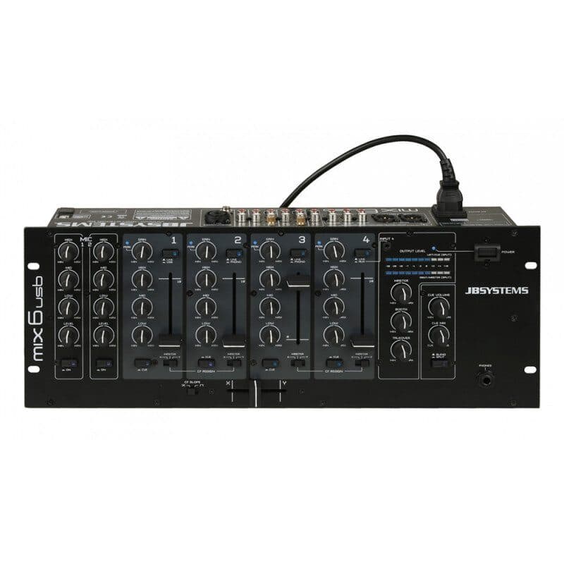 Mixer rack 19" 4 canali 8 ingressi USB - JB SYSTEMS BEG-B00122