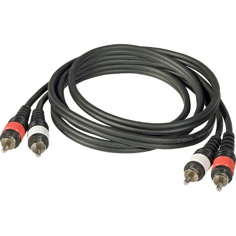 Cavo segnale 2x RCA / 2x RCA 0,5m - HILEC BEG-B01220
