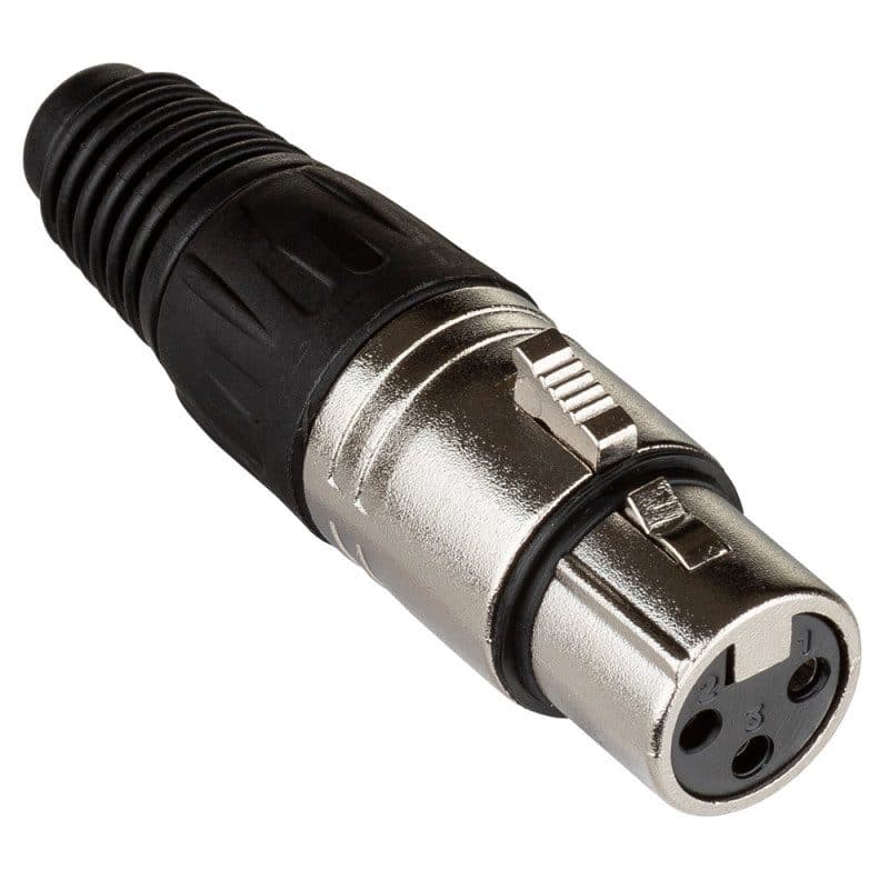 Connettore XLR femmina per cavo, 2 pezzi - HILEC BEG-B01304