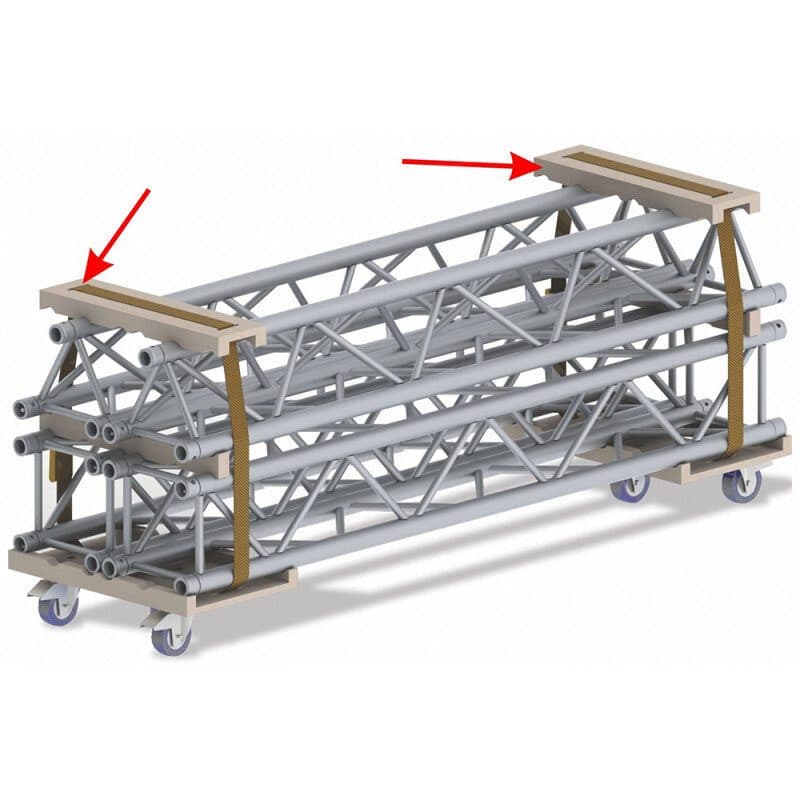 Parte superiore antiscivolo per trolley capriata - BRITEQ BEG-B03497