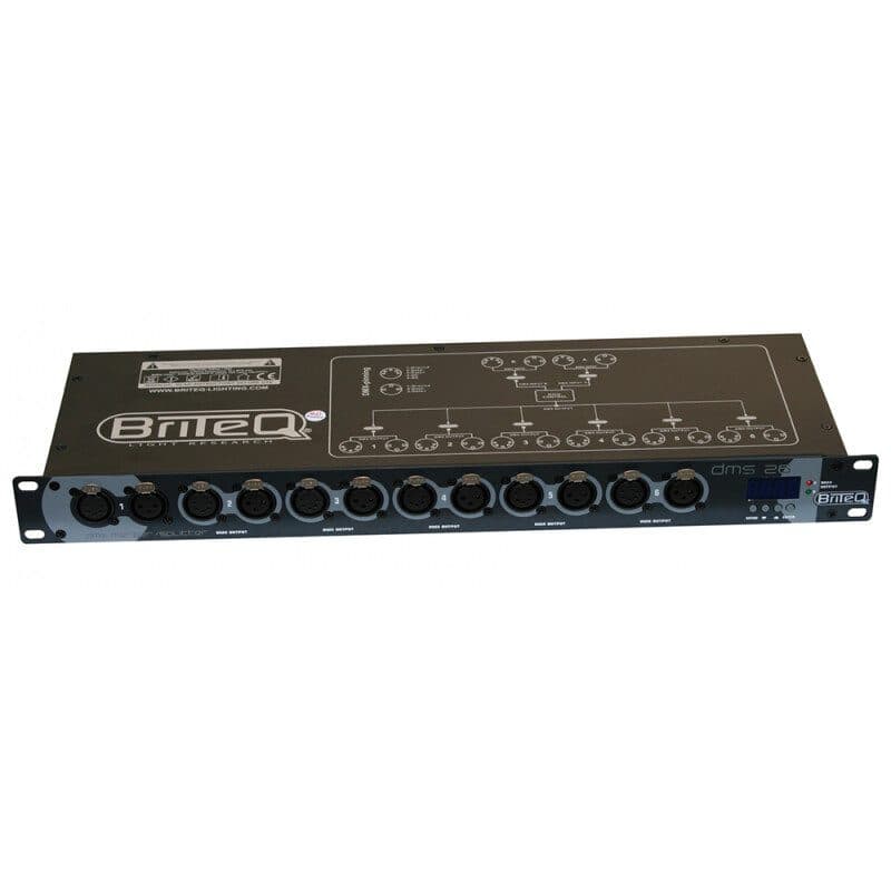 Merger splitter booster DMX 2 ingressi 6 uscite - BRITEQ BEG-B04625