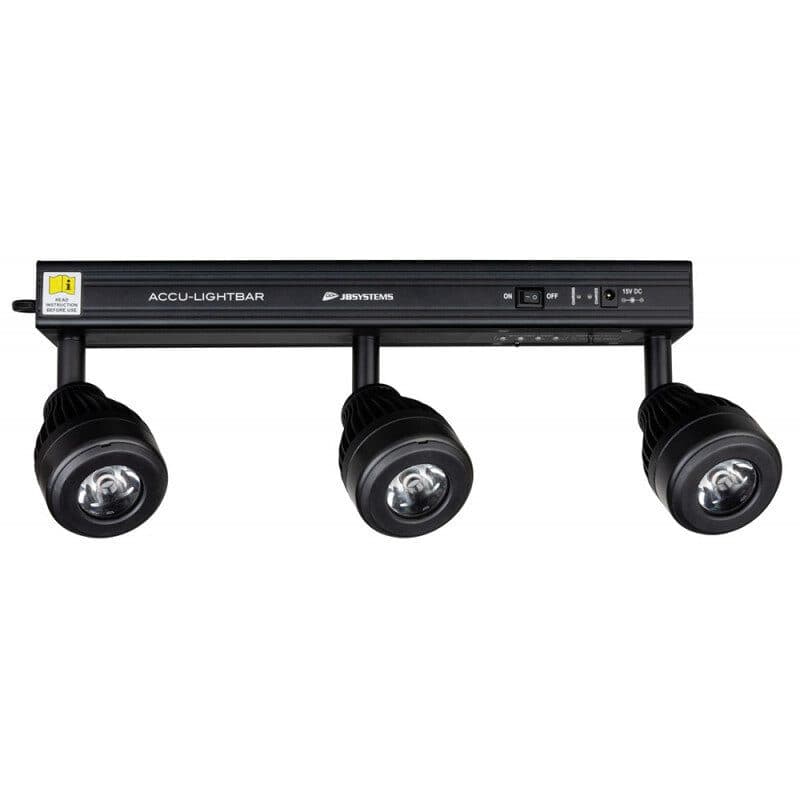 Barra LED a batteria 3 proiettori 5W ACCU-LIGHTBAR - JB SYSTEMS BEG-B05165