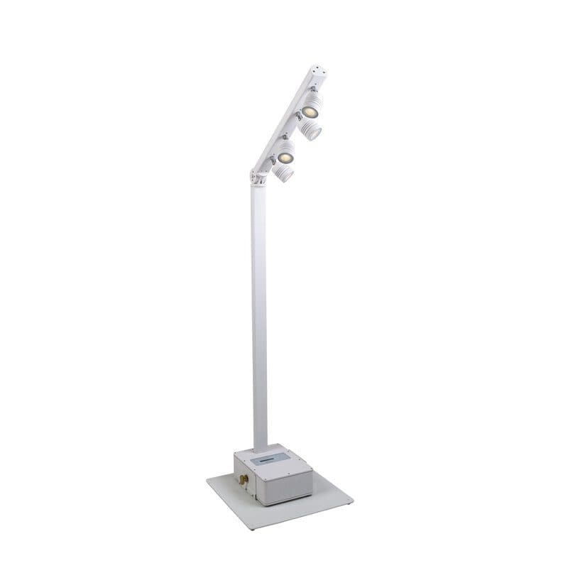 Palo illuminazione batteria IP64 4xLED 5W 3000K bianco - BRITEQ BEG-B05186