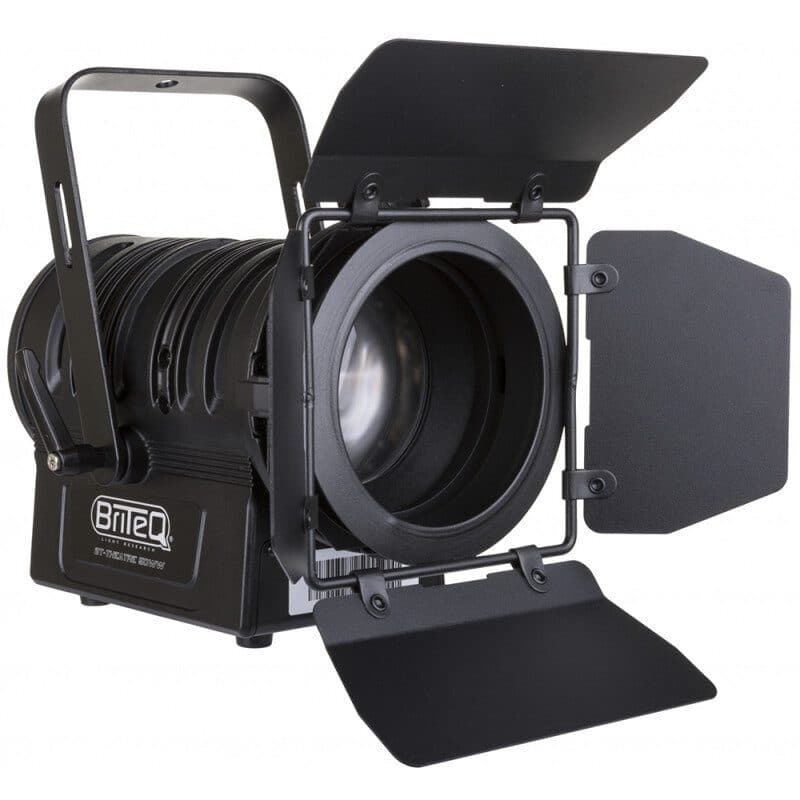 Spot teatrale LED 50W bianco, corpo nero - BRITEQ BEG-B06013