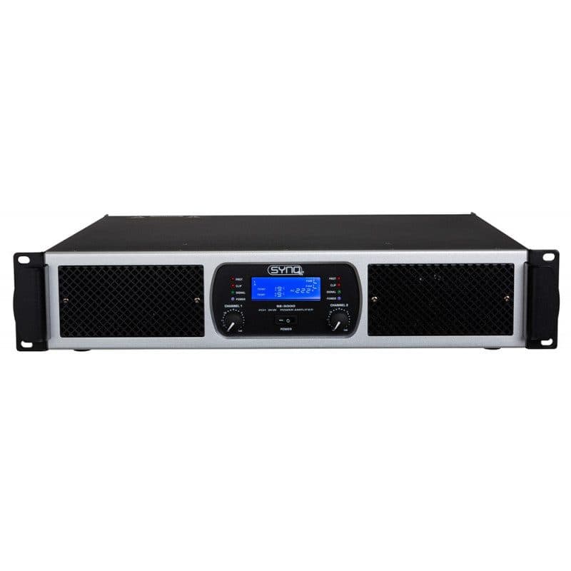 Amplificatore finale classe-TD 2x1500W RMS 2U 10kg LCD - SYNQ BEG-B08110