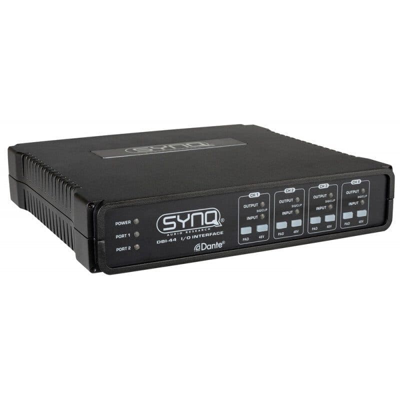 Bridge audio analogico/Dante 4 ingressi 4 uscite AES67 GPIO - SYNQ BEG-B08204