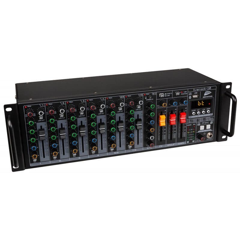 Mixer PA rack 19" 10 ingressi 7 canali USB DSP - JB SYSTEMS BEG-B08405