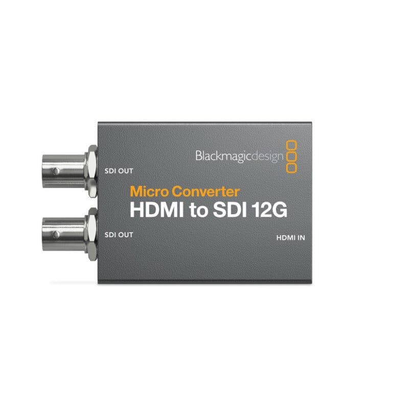 Convertitore micro HDMI-SDI 12G con alimentatore - Blackmagic Design BLM-CONVCMIC/HS12G/W