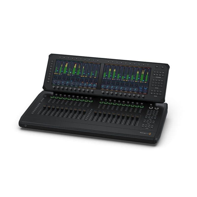 Superficie controllo audio live 20 fader 2 touchscreen - Blackmagic Design BLM-DVFL/AAFLP20