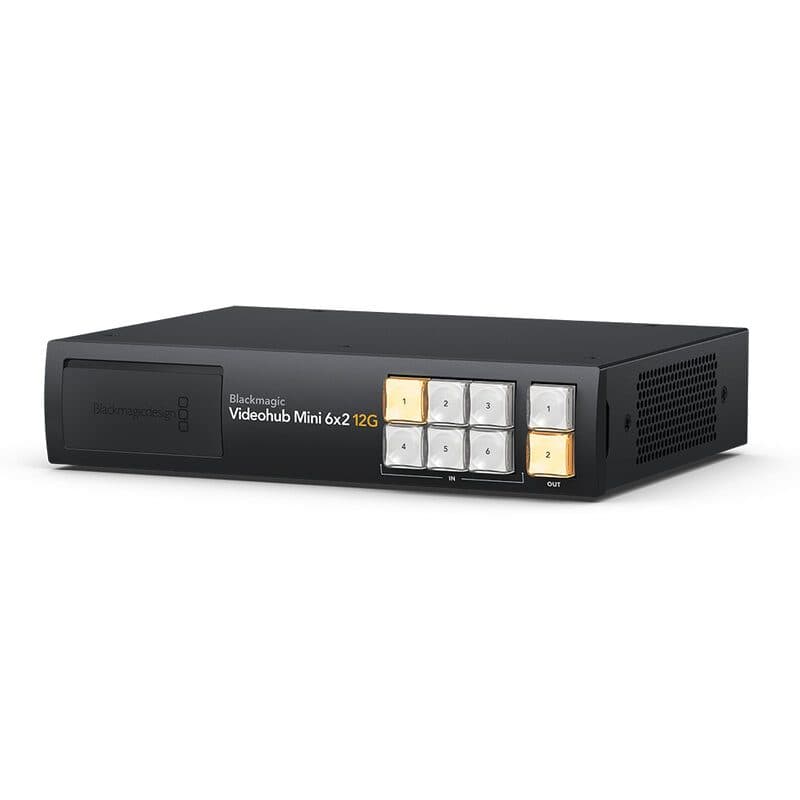 Matrice video Mini 6x2 12G-SDI 1/2 rack - Blackmagic Design BLM-VHUBSMTI12G0602