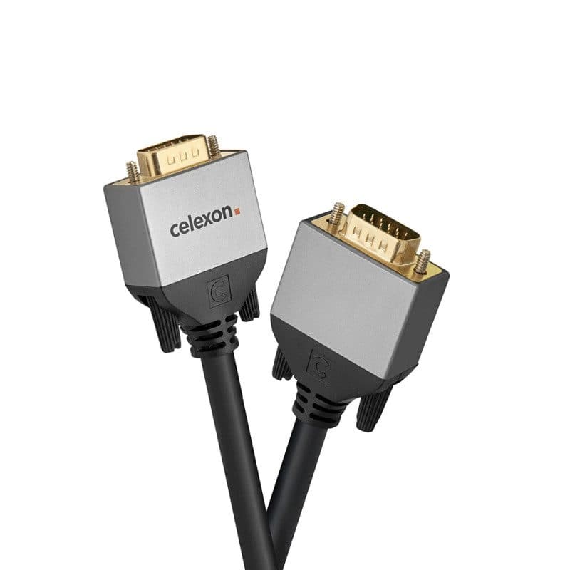 Cavo VGA Professional 5m D-Sub 15-pin tripla schermatura nero - CELEXON CEL-1000015565