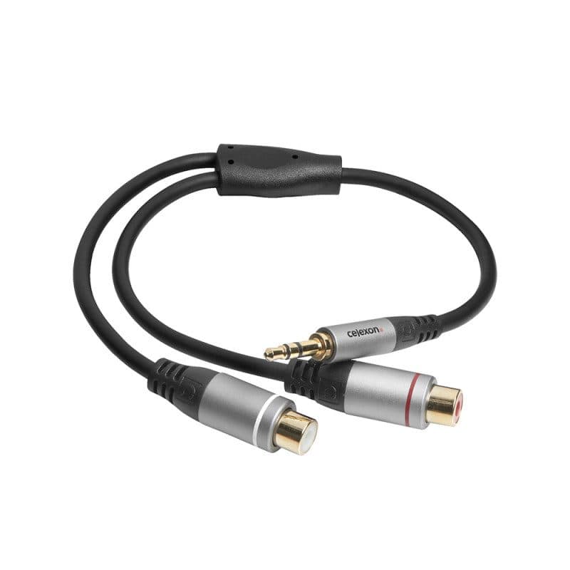Adattatore audio jack stereo 3,5 mm a 2x Cinch 0,25 m - CELEXON CEL-1000015623