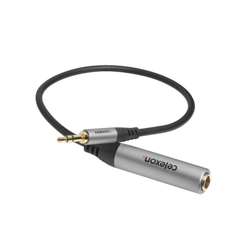 Adattatore audio jack 3,5 mm a jack 6,3 mm stereo 0,25 m - CELEXON CEL-1000015625