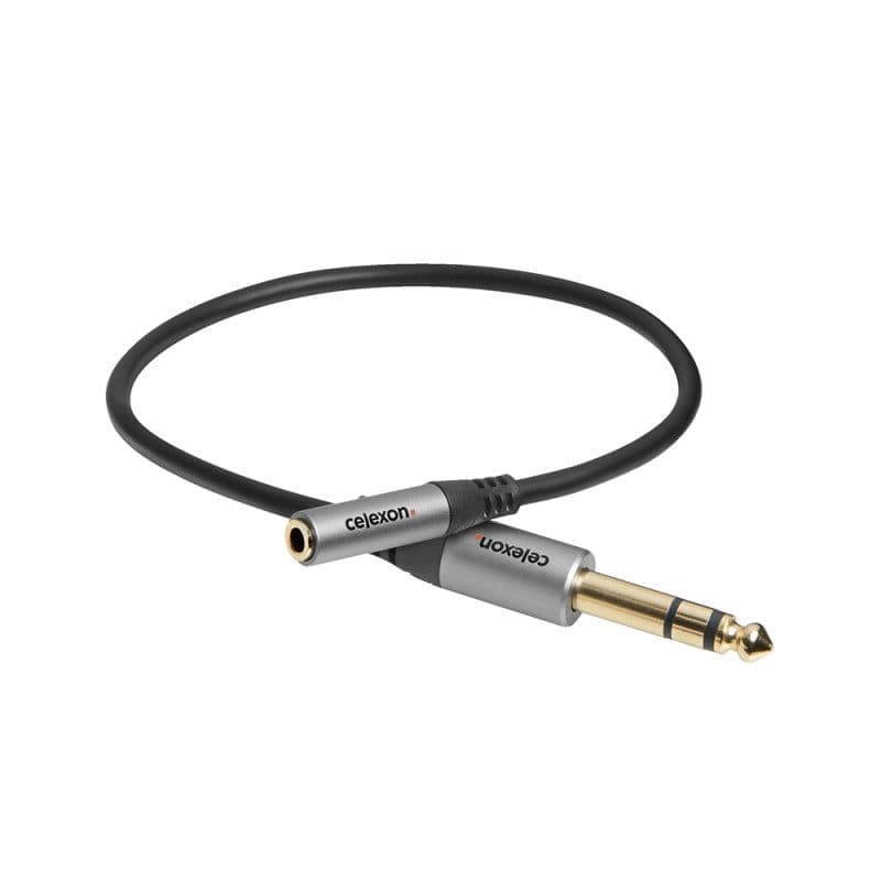 Adattatore audio jack 6,3 mm a jack 3,5 mm stereo 0,25 m - CELEXON CEL-1000015626