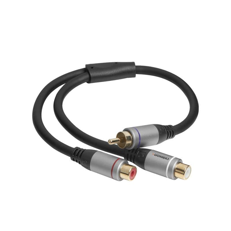 Adattatore audio Cinch a 2x Cinch mono 0,25 m - CELEXON CEL-1000015627