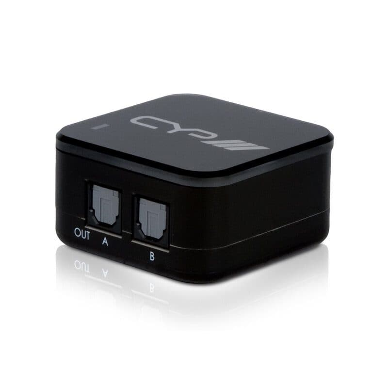 Splitter audio digitale ottico Toslink 1 a 2 S/PDIF - CYP CYP-AU-D12
