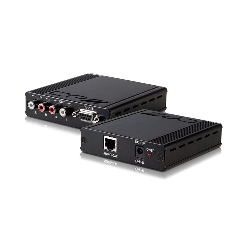 Kit extender audio analogico Cat5e bidirezionale PoC RS-232 300m - CYP CYP-PU-305BDA-KIT