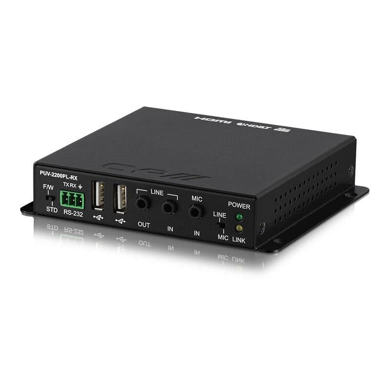 Ricevitore HDBaseT 2.0 Lite HDMI 4K USB audio analogico PoH - CYP CYP-PUV-2200PL-RX