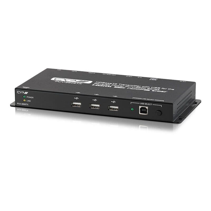 Trasmettitore HDBaseT 2 HDMI 4K USB KVM Reverse PoH - CYP CYP-PUV-2606TX
