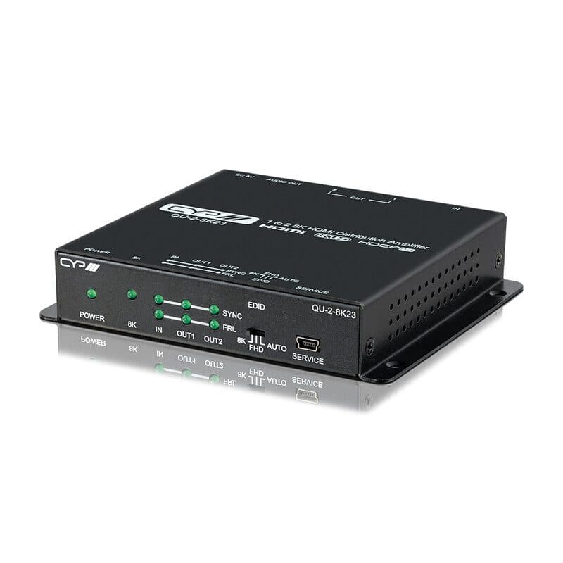 Splitter HDMI 1×2 8K HDR audio analogico - CYP QU-2-8K23