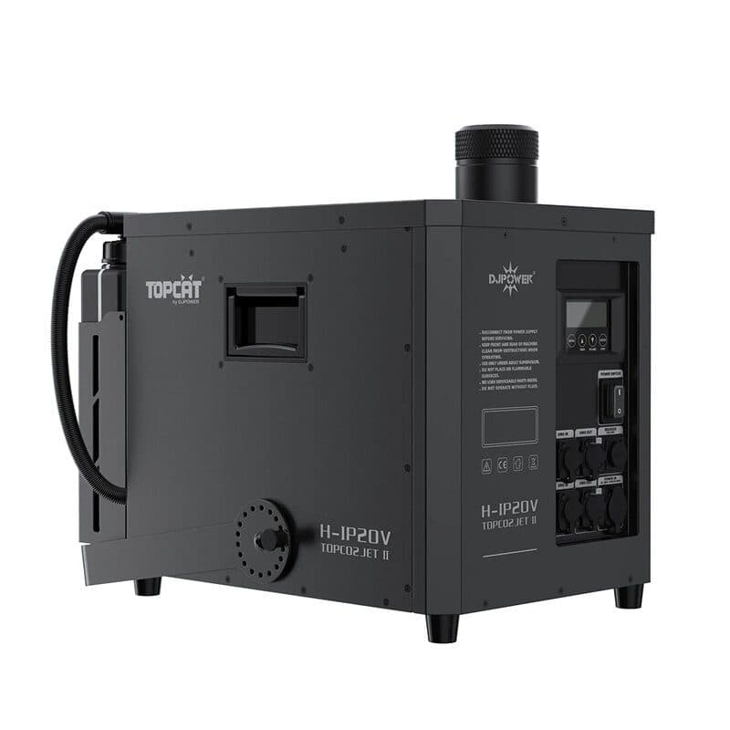 Macchina fumo super-jet doppio ugello IP53 15 canali DMX - DJPOWER DJP-H-IP20V