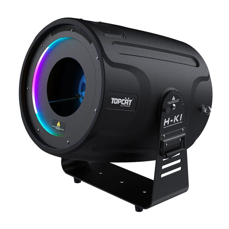 Macchina anelli di fumo vortice LED RGB gittata 10m - DJPOWER DJP-H-K1